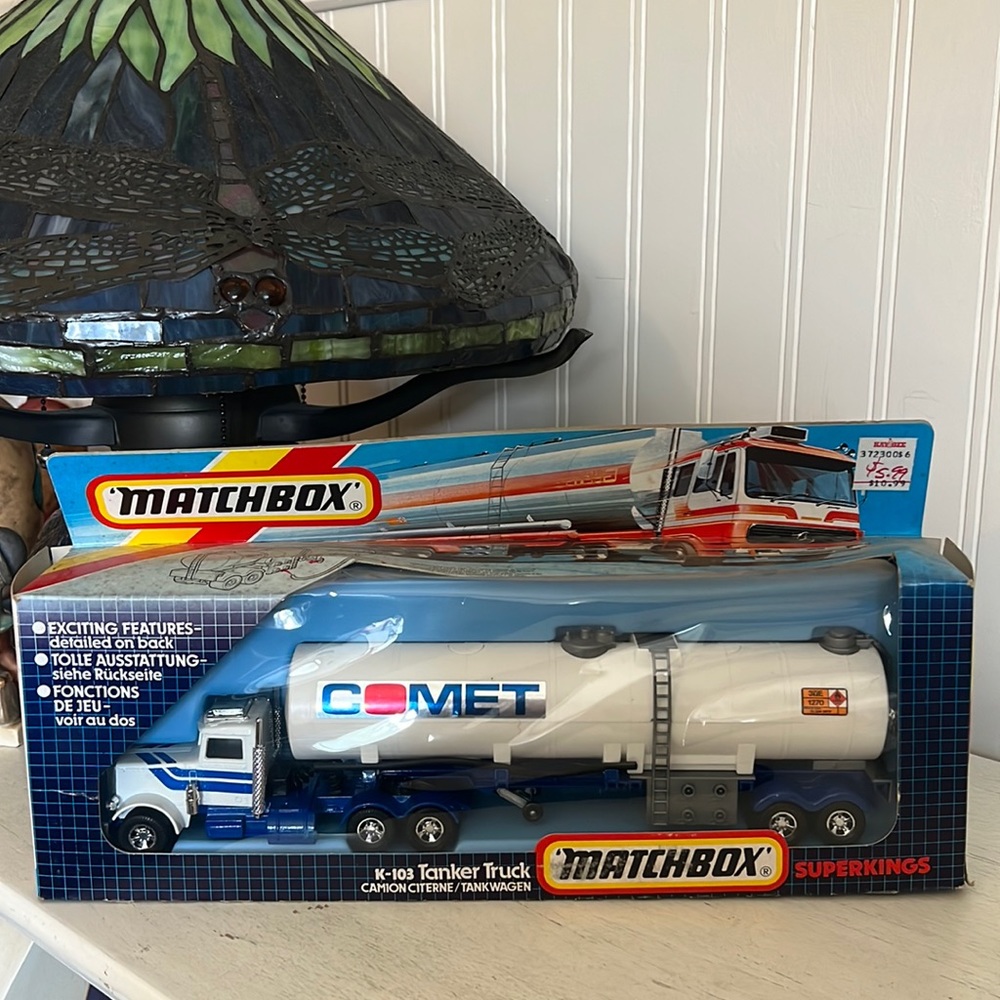 1985 Matchbox lesney k-103 tanker truck super kings comet Peter built